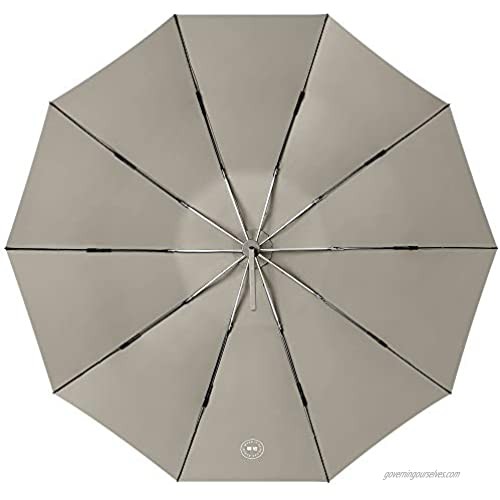 JUSE CHASEP2 full automatic reverse umbrella automatic retraction car umbrella male and female folding umbrella sunny umbrella car automatic umbrella (Deep coffee)