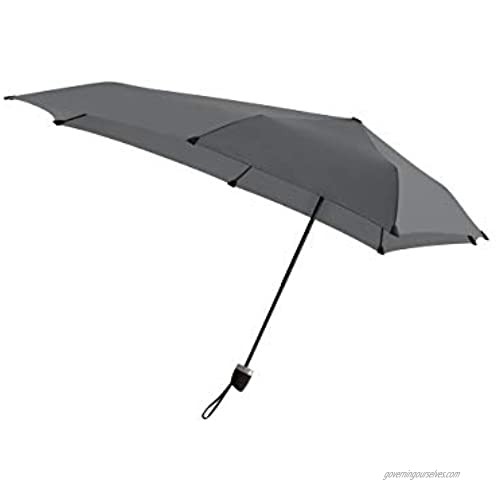 Senz Manual Compact Foldable Storm Proof Umbrella - Silk Grey