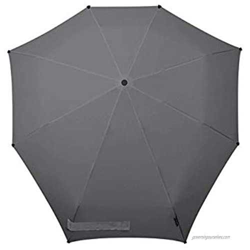 Senz Manual Compact Foldable Storm Proof Umbrella - Silk Grey