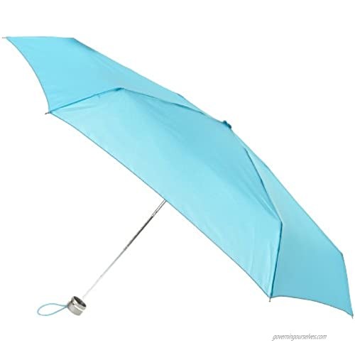 totes Classics Micro Manual Compact Umbrella Blue One Size