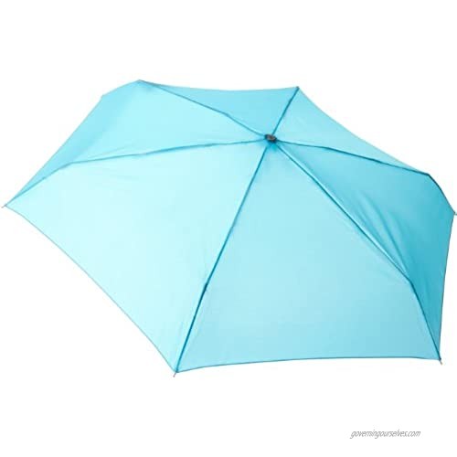 totes Classics Micro Manual Compact Umbrella  Blue  One Size