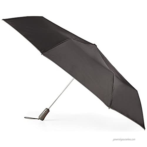 totes Titan Super Strong Auto Open Close Oversized Compact Umbrella  Black  One Size