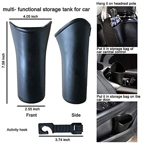 Waterproof and Sun Protection with Teflon Coating 10 Ribs Automatic Compact Folding Reverse Inverted Travel Umbrella Umbrella Include 1 Umbrella Storage Tank for Car