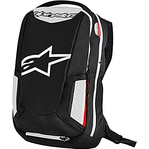 Alpinestars City Hunter Backpack (Black/White/RED)