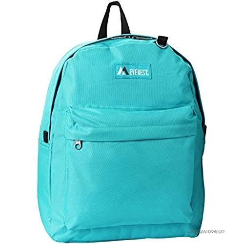 Everest Classic Backpack  Aqua Blue  One Size