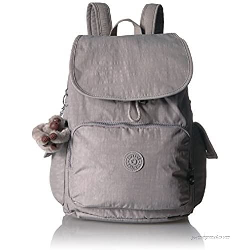 Kipling Women's City Pack Backpack  Slate Grey   One Size
