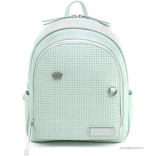 Loungefly Mint Pin Trader Faux-Leather Mini Backpack