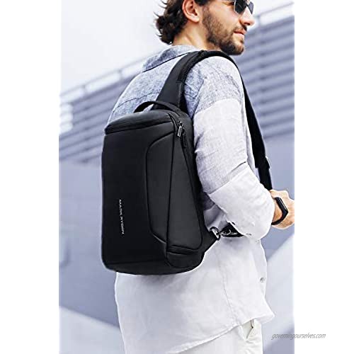 MARK RYDEN Sling Bag waterproof Shoulder Chest Crossbody Backpack Lightweight Casual Daypack for 9.7 inch ipad