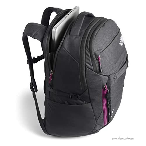 The North Face Women's Surge Backpack Asphalt Grey Light Heather/Wild Aster Purple One Size