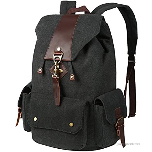 VBG VBIGER Travel Backpacks Rucksack Casual Backpack Daypack Canvas Backpack for Men Women