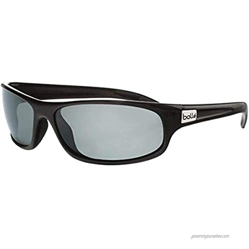 Bolle Anaconda Polarized Sunglasses  SHINEY BLACK POLARIZED  Large