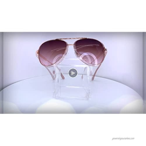 Classic Crystal Elegant Women Beauty Design Sunglasses Gift Box