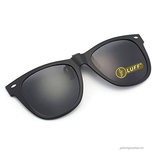 Polarization Clip-On Sunglasses Clips Flip up Myopic Sunglasses for Outdoor …
