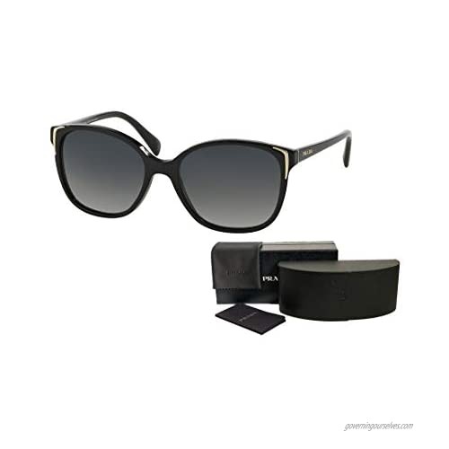 Prada PR01OS CONCEPTUAL Square Sunglasses For Women+FREE Complimentary Eyewear Care Kit