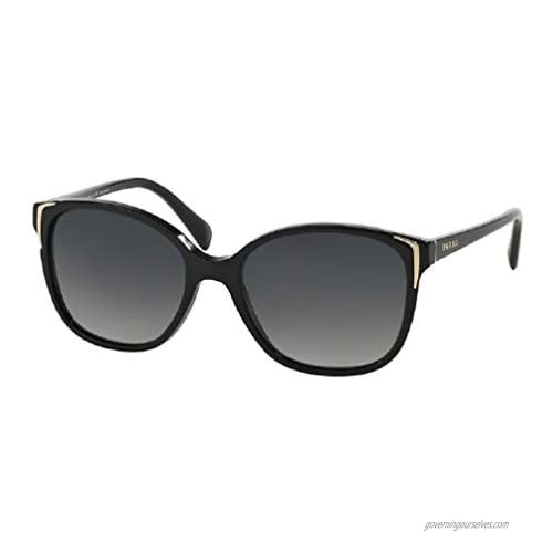 Prada PR01OS CONCEPTUAL Square Sunglasses For Women+FREE Complimentary Eyewear Care Kit
