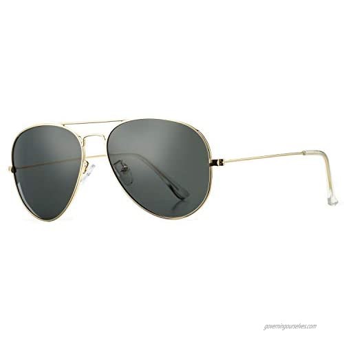 Pro Acme Classic Polarized Aviator Sunglasses for Men and Women UV400 Protection