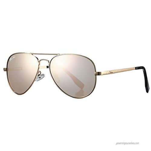 Pro Acme Polarized Aviator Sunglasses for Men and Women 100% UV Protection 58mm