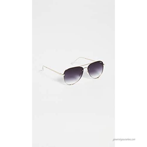 Quay Women's High Key Mini Rimless Sunglasses