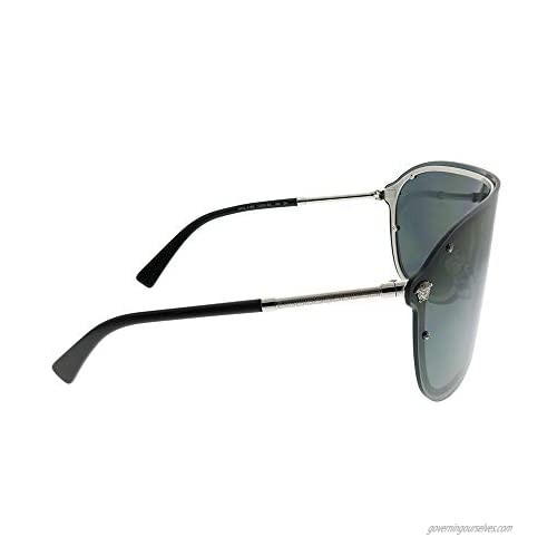 Versace Women's Mirrored Shield Sunglasses