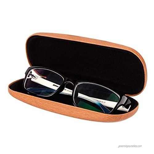 Hard Shell Glasses Case Wool Pattern Protection Eyeglasses Case