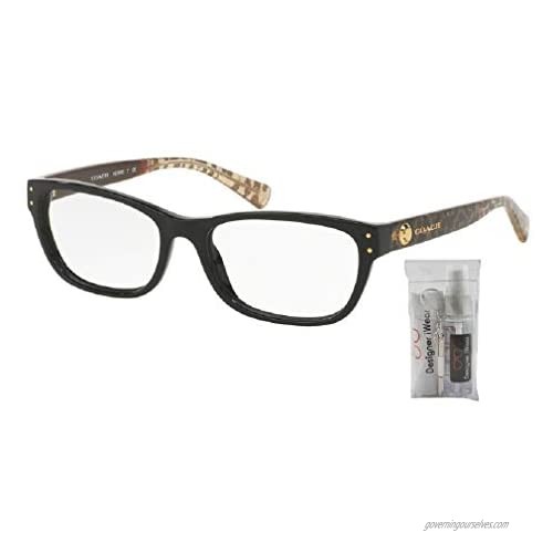 Coach HC6082 Rectangle Eyeglasses For Women+FREE Complimentary Eyewear Care Kit