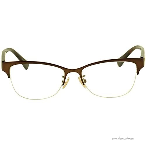 Coach Women's HC5066 Eyeglasses Satin Brown/Dark Tortoise 53mm