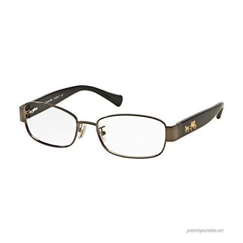 Coach Women's HC5075 Eyeglasses Dark Silver/Black 53mm