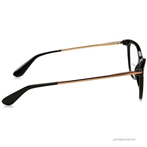 Dolce&Gabbana DG3258 Eyeglass Frames 501-52 - Black DG3258-501-52