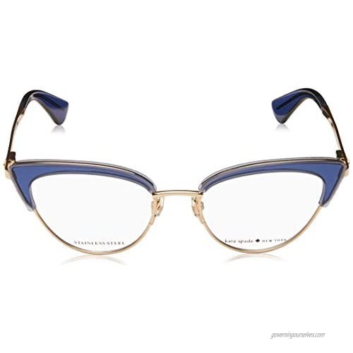 Kate Spade Jailyn PJP Blue Plastic Cat-Eye Eyeglasses 50mm