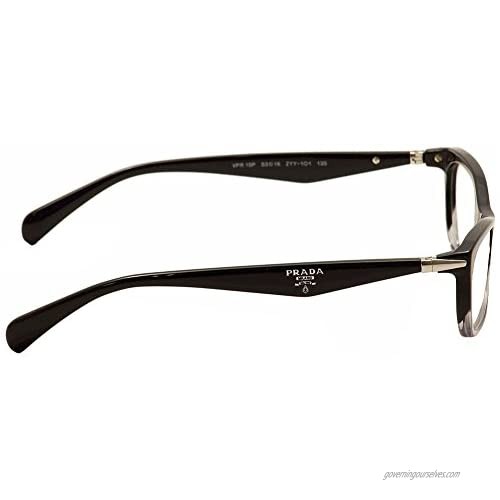 NEW Prada Eyeglasses VPR 15P Black ZYY1O1 VPR15P 53mm