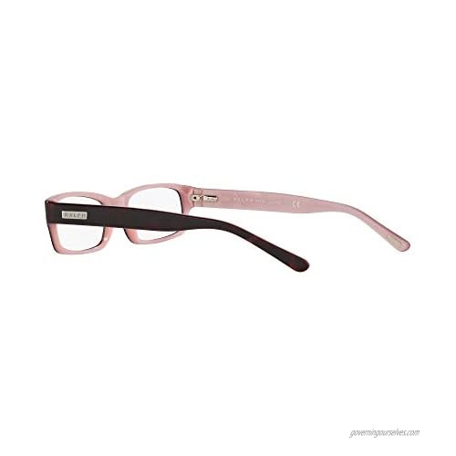 Ralph by Ralph Lauren Women's Ra7018 Rectangular Prescription Eyewear Frames