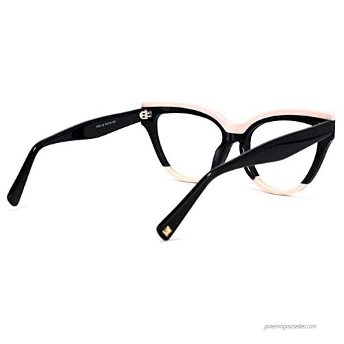 Zeelool Stylish Cat Eye Glasses for Women Chic Eyewear Cascata ZOA01858