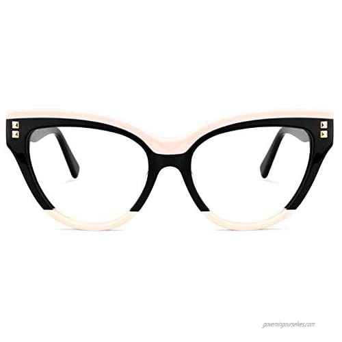 Zeelool Stylish Cat Eye Glasses for Women Chic Eyewear Cascata ZOA01858