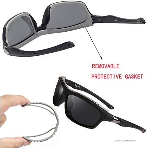 A LONG Polarized Sports Sunglasses For Men Driving Fishing Running Cycling Glasses 100% UV Protection