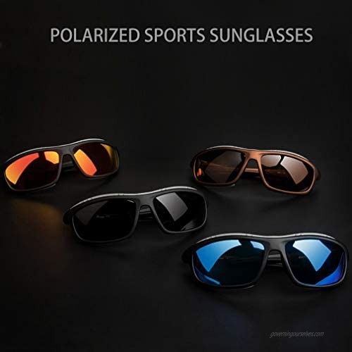 A LONG Polarized Sports Sunglasses For Men Driving Fishing Running Cycling Glasses 100% UV Protection