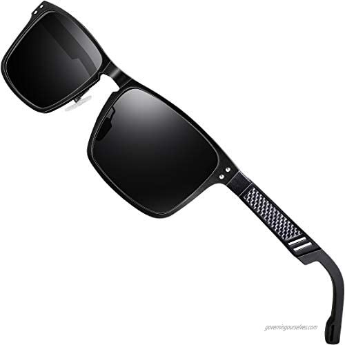 ATTCL Polarized UV Protection Fishing golf Driving Sunglasses for Men Al-Mg Metal Frame Ultra Light
