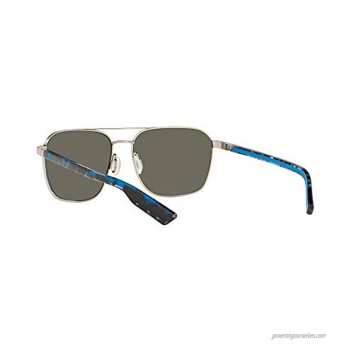 Costa Del Mar Men's Wader Rectangular Sunglasses