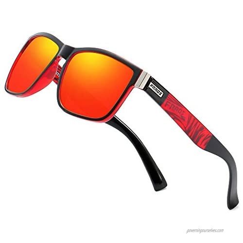 FRROS Vintage Polarized Sunglasses for Men and Women Driving Sun Glasses 100% UV Protection 518