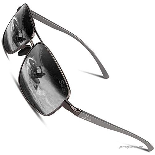 Polarized Sunglasses for Men 2021 Al-Mg Ultra Lightweight UV400 Driving Fishing Sport Shades