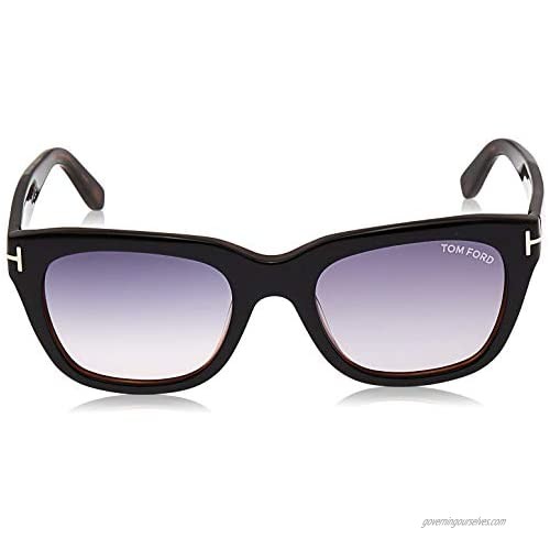 Tom Ford SNOWDON FT0237 05B Black/Other Sunglasses Grey Gradient 52mm Lens