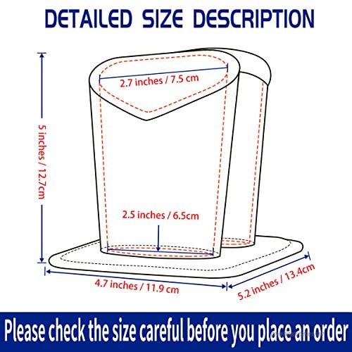 PS01 Plush Lined Double Eyeglasses Holder Stand Protective Glasses Holder Case Rests Securely on Desk or Nightstand