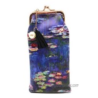 Value Arts Monet Water Lilies Eyeglass Case Pouch  7 Inches Long