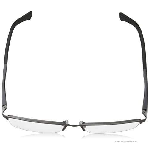 Armani EA1041 Eyeglass Frames 3130-55 - Gunmetal Rubber EA1041-3130-55