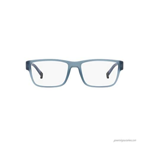 ARNETTE Men's An7165 District VII Rectangular Prescription Eyeglass Frames