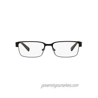 AX Armani Exchange Men's Ax1017 Metal Rectangular Prescription Eyeglass Frames