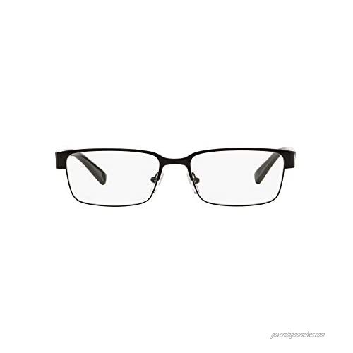 AX Armani Exchange Men's Ax1017 Metal Rectangular Prescription Eyeglass Frames