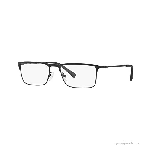 AX Armani Exchange Men's Ax1035 Metal Rectangular Prescription Eyeglass Frames