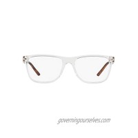 AX Armani Exchange Men's Ax3048f Asian Fit Rectangular Prescription Eyeglass Frames