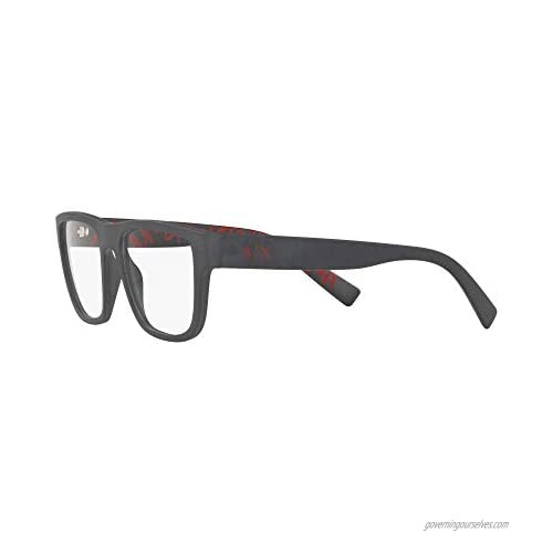 AX Armani Exchange Men's Ax3062 Rectangular Prescription Eyeglass Frames