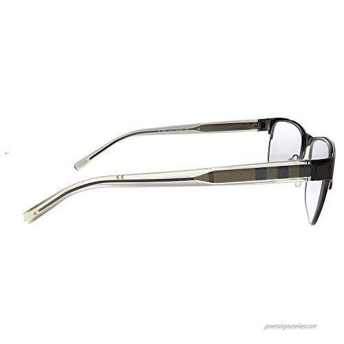 Burberry BE 1289 1212 Brushed Brown Metal Rectangle Eyeglasses 55mm